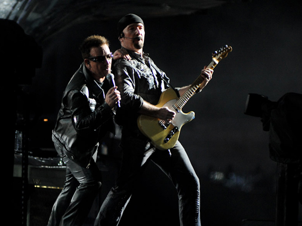 Bono e The Edge se apresentam no Morumbi (Foto: Flavio Moraes/G1)