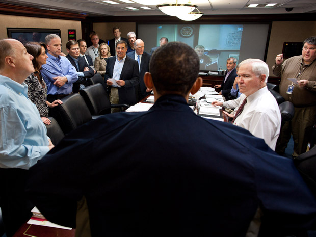 casa branca operação bin laden obama hillary (Foto: AP/Casa Branca)