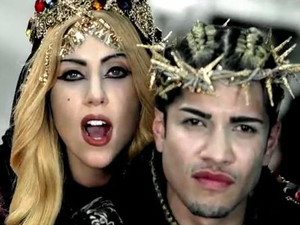 Cena do vídeo de "Judas", de Lady Gaga (Foto: Reprodução)