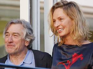 Robert De Niro e Uma Thurman (Foto: Reuters)
