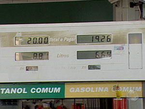 Fim da entressafra não derruba preço da Gasolina em MS (Foto: Reprodução/TV Morena)