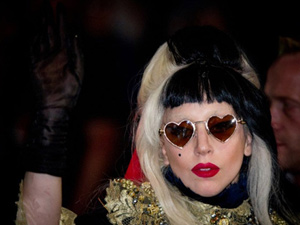 Lady Gaga na 64ª edição do Festival de Cannes (Foto: Martin Bureau / AFP Photo)