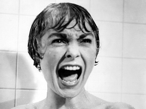 "Psicose": Janet Leigh em uma das cenas mais famosas do cinema.  (Foto: Divulgação)