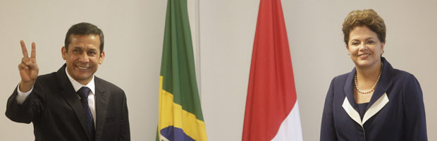 Dilma recebe o presidente do Peru