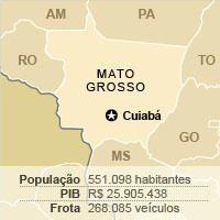 Mato Grosso (Foto: Editoria de Arte/G1)