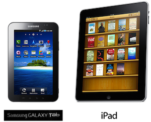 Sansung Galaxy e iPad estão entre os principais modelos de tablets mais populares (Foto: Reprodução)