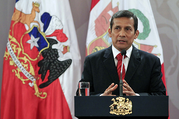 Presidente eleito do Peru em discurso de posse na quarta-feira (15) (Foto: Reuters)