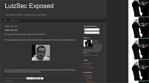LulzSec Exposed divulgando suposta foto de Sabu, membro fundador do LulzSec (Foto: Reprodução)