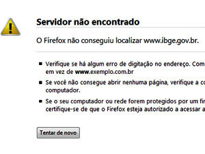 IBGE, hacker, hackeado (Foto: Reprodução/Site do IBGE)