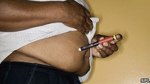 Injeção de insulina, tratamento usado contra diabetes (Foto: SPL)