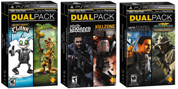 Pacotes para o PSP trazem dois games por US$ 15 (Foto: Divulgação)