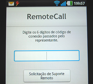 No suporte remoto do Optimus Black o técnico só tem acesso ao dados e telas que o usuário permitir (Foto: Gabriel dos Anjos/G1)
