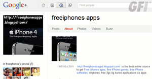 Perfil malicioso no Google+ oferece aplicativos piratas para iPhone (Foto: Reprodução/GFI)