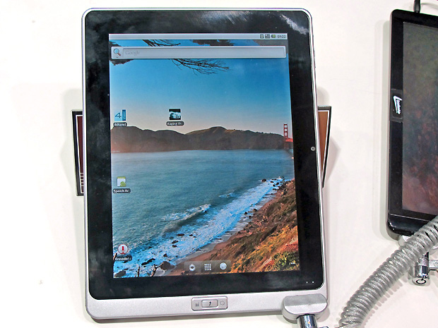 Tablet LeaderPad Mobile, da Leadership (Foto: Gabriel dos Anjos/G1)