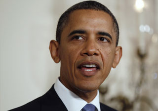 Obama , em pronunciamento (Foto: Reuters)