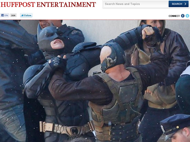 Filmagens de 'Dark Knight rises' (Foto: Reprodução/Reprodução)