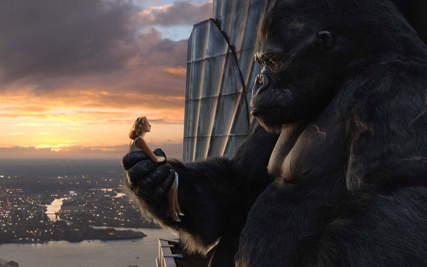 O King Kong do filme de 2005, dirigido por Peter Jackson, também foi interpretado por Andy Serkis com a tecnologia de captura de performance (Foto: Divulgação)