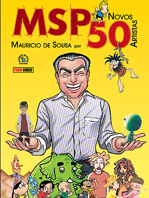 Capa de 'MSP Novos 50 – Mauricio de Sousa Por 50 Novos Artistas' (Foto: Divulgação)