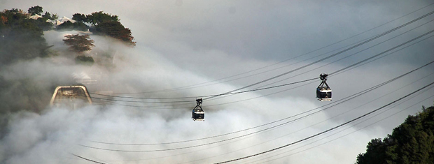 Nevoeiro no Rio (Foto: Genilson Araújo / Parceiro / Agência O Globo)