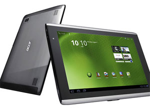 Tablet da Acer tem tela de 10,1 polegadas (Foto: Divulgação)
