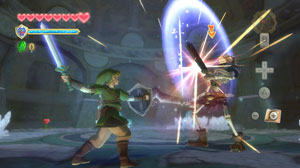 Jogadores terão liberdade para controlar a espada de Link em novo 'Zelda' (Foto: Divulgação)