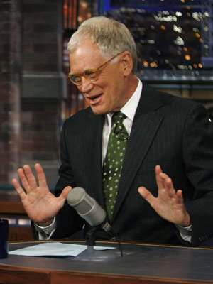 O apresentador David Letterman (Foto: Reuters)