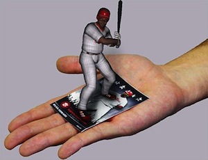 Cartão esportivo com realidade aumentada criado pela Total Immersion (Foto: Divulgação)