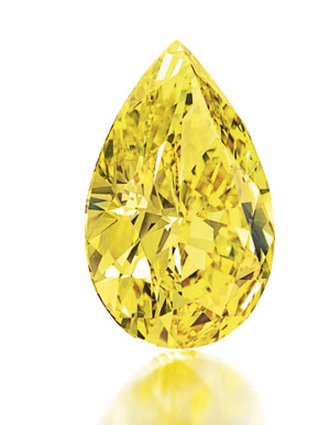 O diamante amarelo (Foto: Reuters/Christie's Images Ltd.)