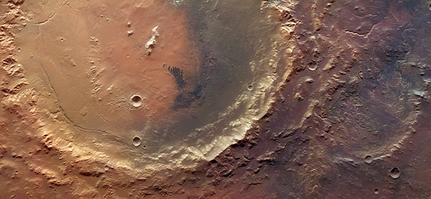 Cratera Marte (Foto: ESA/DLR/FU Berlin (G. Neukum))