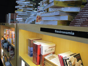 Livros de gastronomia (Foto: Carla Meneghini/G1)
