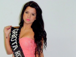Garota Rodeio Brasil, Amanda Moreira, disse que não sabe se brasileira ganha o Miss Universo (Foto: Arquivo Pessoal)