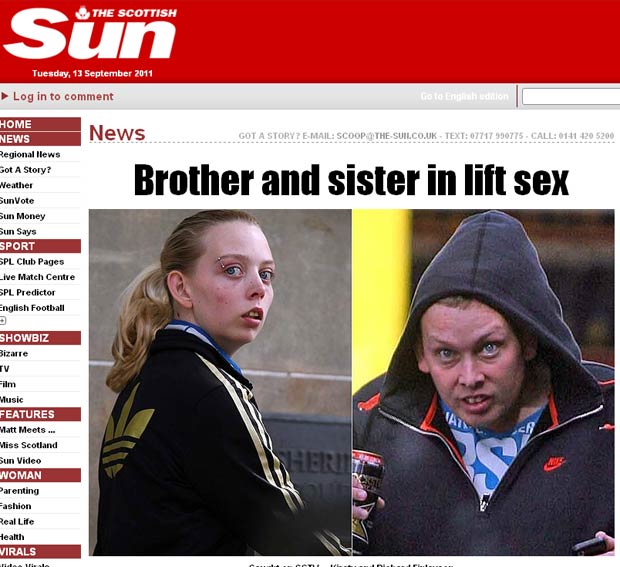 Kirsty e Richard foram flagrados fazendo sexo em estação ferroviária. (Foto: Reprodução/The Sun)
