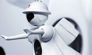 Robô equilibrista é destaque em feira de tecnologia no Japão (Foto: Kim Kyung-Hoon/Reuters)