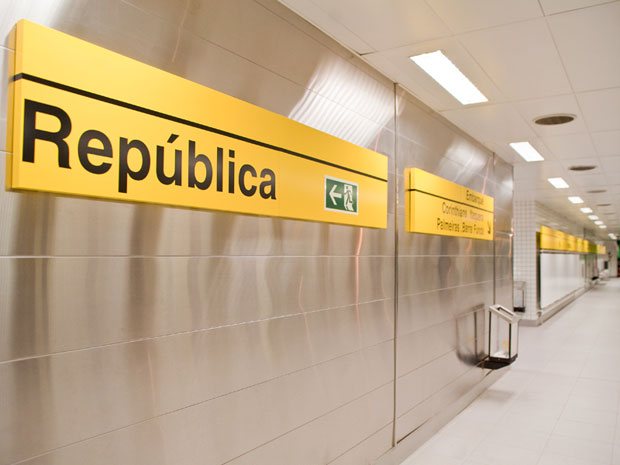 Estação República foi inaugurada em 15 de setembro (Foto: Daigo Oliva/G1)