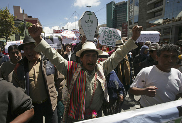 bolivia protesto (Foto: Reuters)