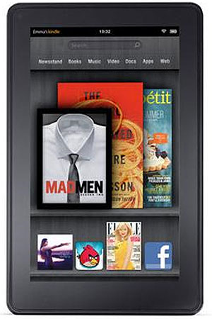 Kindle Fire, o tablet da Amazon, é o grande concorrente do iPad (Foto: Divulgação)