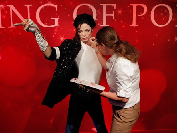 Estátua de cera de Michael Jackson (Foto: Itsuo Inouye/AP)