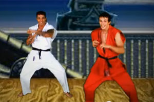 Dupla de axé faz homenagem a 'Street Fighter' em clipe na internet (Foto: Reprodução)