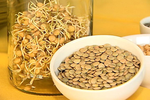 Utilizar sementes nas refeições faz parte da chamada 'alimentação viva'. (Foto: Reprodução/TV Gazeta)