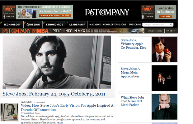 Steve Jobs Fast Company (Foto: Reprodução)