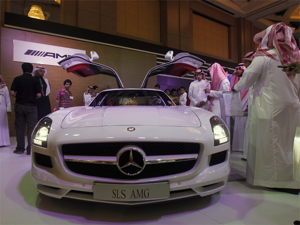 Mercedes; SLS; 63; AMG (Foto: Fahad Shadeed / REUTERS)