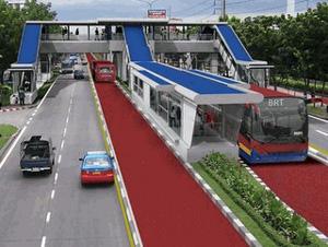 Projeto do BRT nas vias de Manaus  (Foto: Divulgação)