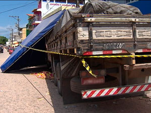 Vítimas de acidente com caminhão estavam em festa infantil em Itaparica (Foto: Reprodução/ TVBA)