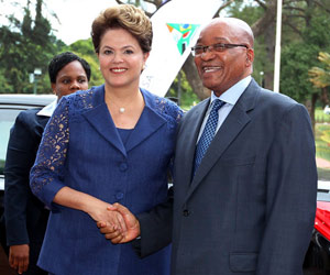 Dilma participa da cúpula que reúne Brasil, Índia e África do Sul (Roberto Stuckert Filho/Presidência)