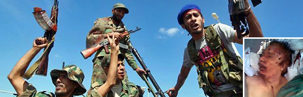 Kadhafi é capturado e morto na Líbia (Kadhafi é capturado e morto na Líbia (AFP))