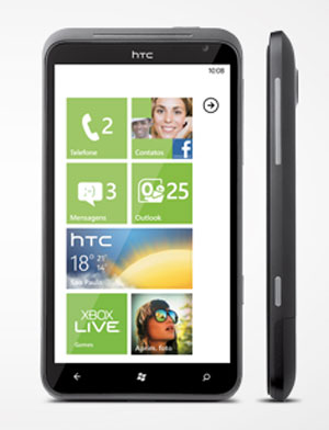 HTC Ultimate é o primeiro celular no Brasil com o sistema Windows Phone 7 (Foto: Divulgação)