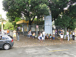 Escola Politécnica em Salvador (Foto: Danutta Rodrigues/G1)