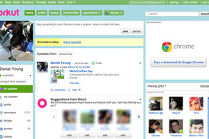 Orkut ainda é a rede social mais visitada pelos brasileiros, segundo pesquisa (Foto: Divulgação)
