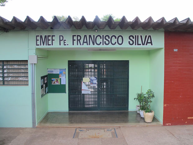 Fachada da escola onde aconteceu a agressão, em Campinas, SP (Foto: Raphael Prado/G1)