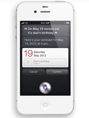Novo iPhone 4S vem com recurso de reconhecimento de voz chamado 'Siri' (Foto: Divulgação)